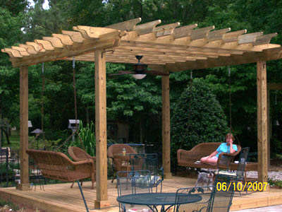 hot tub pergola plans